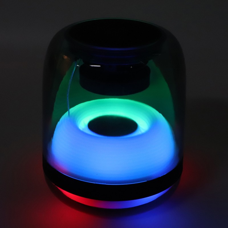 RGB Bluetooth 5.1 Speaker 1200mAh USB Rechargeable IPX4 Waterproof 9D