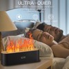 HDY Flame Aromatherapy Humidifier, 7-Color Variable Essential Oil Diffuser, Ultra-Silent