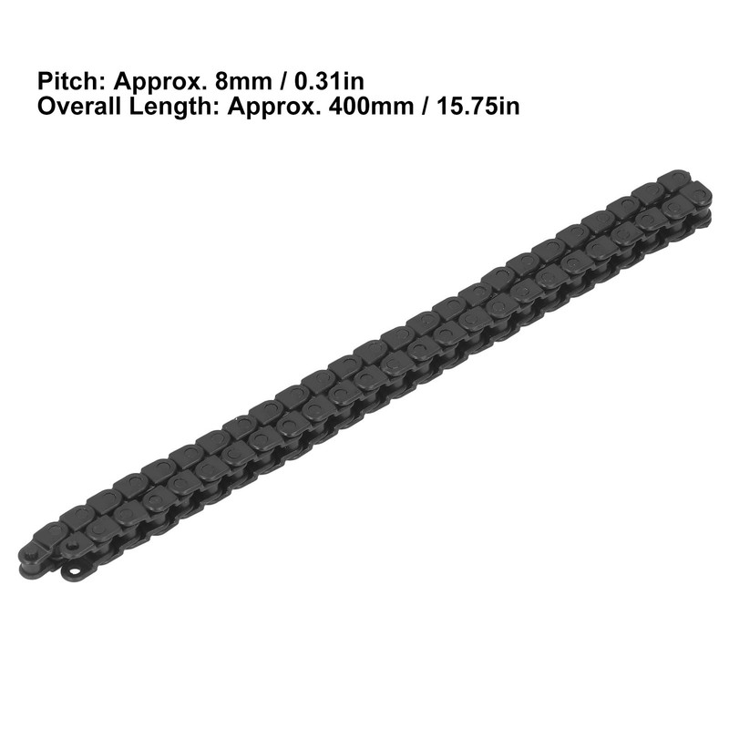 Cable Chain Black Closed Plastic Chains Flexible Wire Carrier 8mm