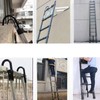 AUTOFU Telescopic Ladder Multi Purpose Ladder Portable Aluminium Ladder, 5m