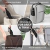 Anntrue Windproof Travel Umbrella, Auto Open Close Lightweight Compact Portable