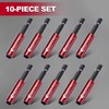 ColumPRO 10PCS 1/4" Strong Magnetic Extension Bit Holder,Hex Shank S2