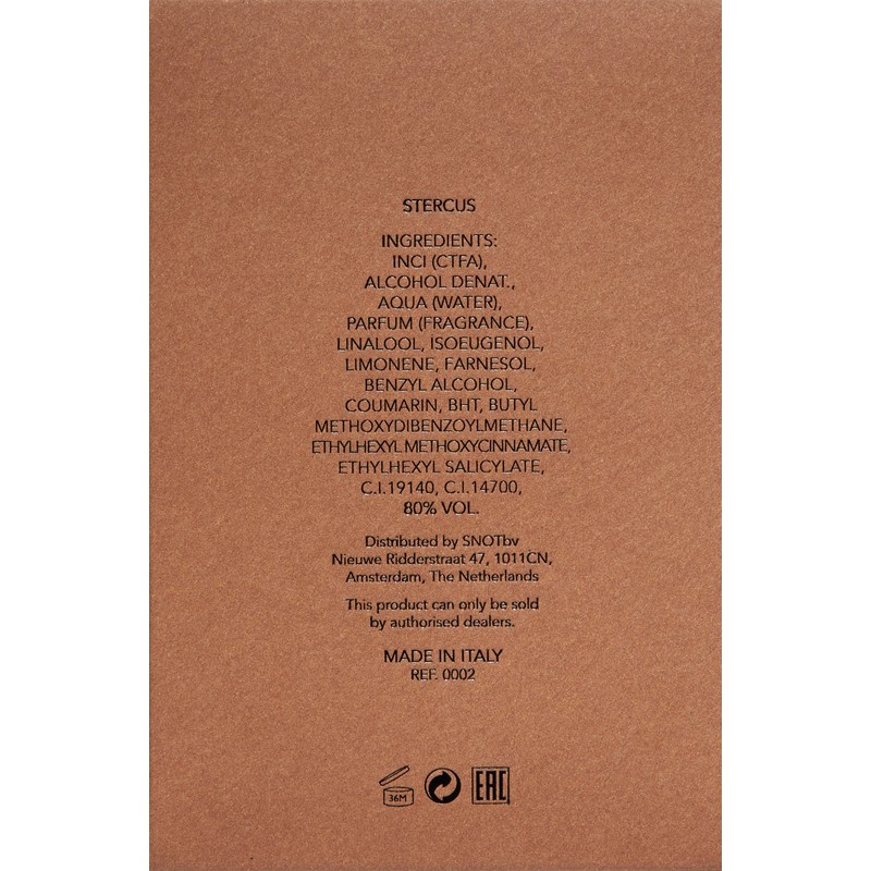 Orto Parisi Eau de Parfum Spray, Stercus, 1.7 Fl Oz