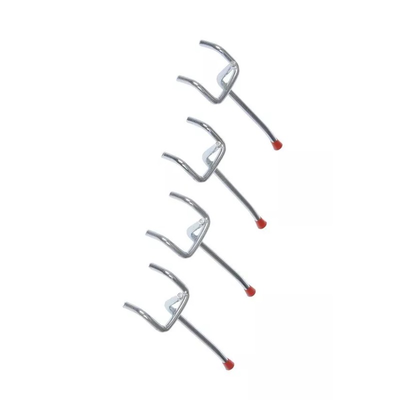 Bulldog Peg Hooks 233122 2" Single Steel/Zinc