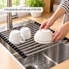 Stainless Steel Dish Drying Rack for Kitchen Sink – Drainage