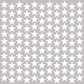 PREMYO Set of 168 Star Wall Stickers Kids - Nursery Decor Easy to Apply - Decals for Bedrooms for Girls Boys White