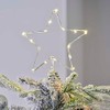 Ginger Ray Silver Star Christmas Tree Topper with Lights 25cm