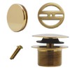 Westbrass D593PRK-01 Plumber's Pack Bath Waste Assembly with Tip-Toe Drain