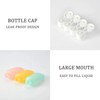4 PCS PE Travel Bottles, 60ml/EA Leak Proof Clear Tubes