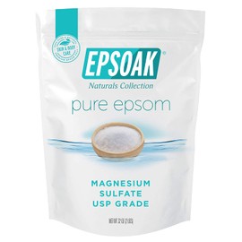 Epsoak Epsom Salt 4 lbs. USP Magnesium Sulfate (Qty. 2 x 2 lb. Bags)