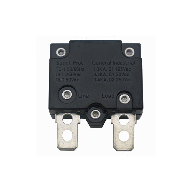 WELLYE 2Pcs 15A 125/250Vac 50Vdc Automatic Reset Relay Fuse Therma