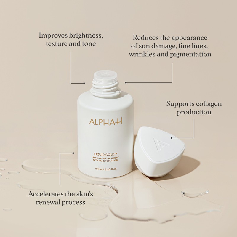 Alpha-H Liquid Gold Exfoliating Treatment with 5% Glycolic Acid 100ml