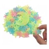 200 Estrellas Fosforescentes Figuras Decorativas Calcomanias
