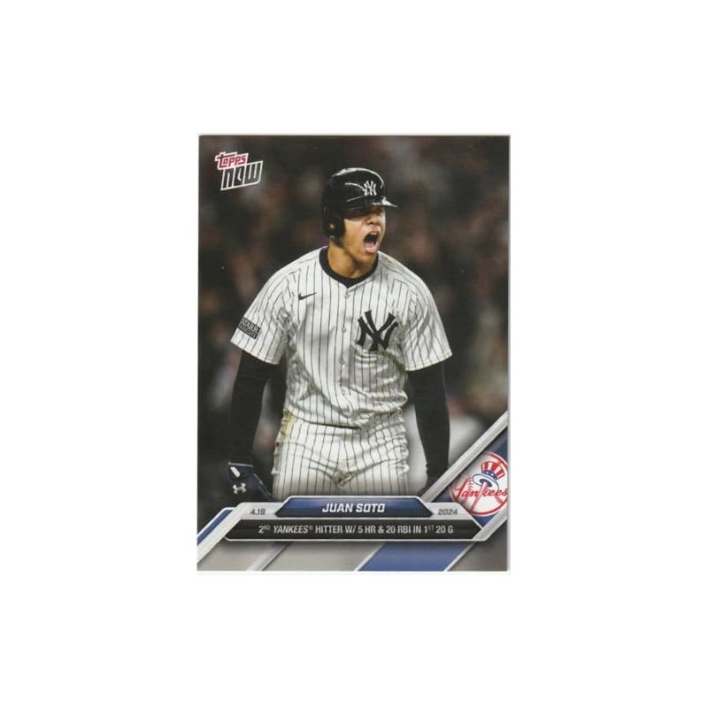 2024 Topps Now Baseball Juan Soto Yankees Card #98 (J2GO)