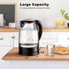Willz Electric Glass Kettle with Heat Resistant Handle and Cordless