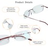 LifeArt Blue Light Blocking Computer Reading Glasses, Men’s and Women’s