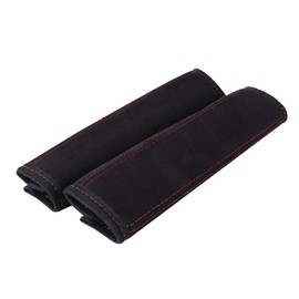 L&P Car Design GmbH 2 Piece Seat Belt Pads Soft Microfibre Shoulder Pads Shoulder Pads Pads Padded Strap Shoulder Black