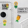 LSCQYYCC-4 PCS Pineapple Magnets - Reusable Pineapple Decorative Magnetic Strips