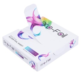 Just Home Pop Up Hair Highlighting Foils | Pre – Cut Aluminium Sheets for Bleaching, Highlighting, Color, Lightening | Ready to Use Silver Sheets | 100 Sheets
