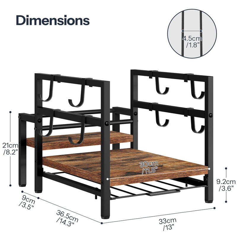 HOOBRO Coffee Pod Holder Organizer for Counter, K Cup Holder,