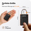 Padlock with Combination Code - 4 Digit Combination Lock for