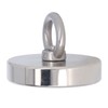 High Power Fishing Magnet NdFeB Stainless Steel Silver Neodymium Fishing