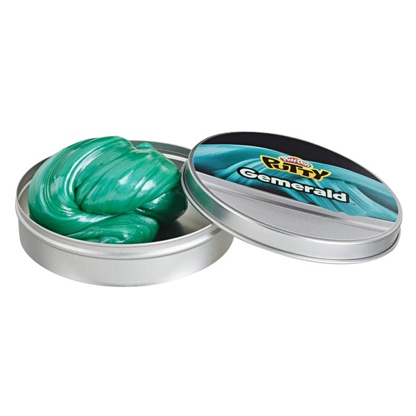 Play-Doh Putty Gemerald Metallic Green Putty for Kids 3 Years & Up, 3.2 oz Tin