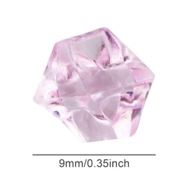 SZCXDKJ 200Pcs Clear Fake Crushed Ice Stoness, Fake Crystal Stones Ice Sparkly Stoness Fake Diamonds Plastic Ice Cubes Gems for Vase Fillers Table Decoration Wedding Display DIY Arts Crafts