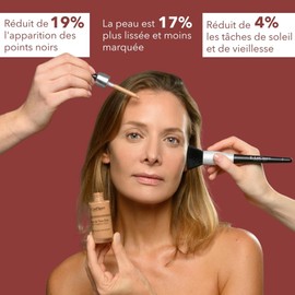 T.LeClerc Anti-Aging-Serum Nr. 12 Moka – T.LeClerc – Flüssige Foundation Pflege, leuchtender & einheitlicher Teint, Second Skin Effect, Hyaluronsäure, 30 ml