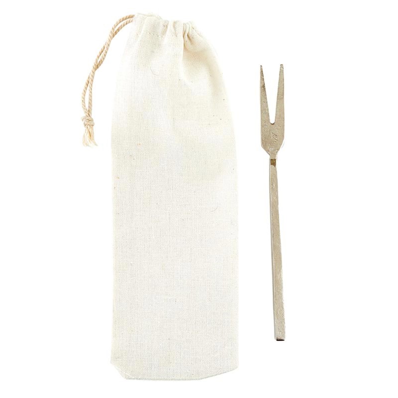 Santa Barbara Design Studio Appetizer Forks Mini Metal Fork Set,