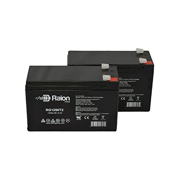 Raion Power 12V 9Ah Replacement AGM Battery for E-Raser Scooter