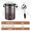 Coffee Canister Airtight Storage Container Stainless Steel Coffee Jar with