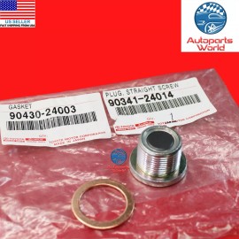 Toyota GENUINE TOYOTA 4RUNNER TACOMA TUNDRA LX GX470 DIFFERENTIAL DRAIN PLUG W/GASKET