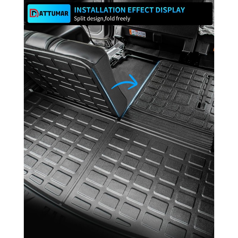 Dattumar Cargo Mat Compatible with 2020-2025 Ford Explorer TPE All