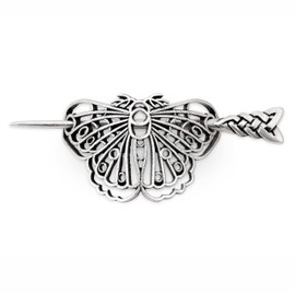 HAQUIL Wicca Gothic Celtic Vintage hueco Polilla Mariposa Horquilla Hair Stick Barrettes Accesorio para el cabello para las mujeres