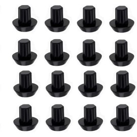 Pack of 16 WB2K101 Gas Range Stovetop Grate Rubber Feet Compatible with G-E Ken-more Kitchen-aid, 3/16" Gas Stove Top Cooktop Burner Grates WB02T10461 AP2622260 PS241358