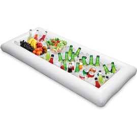 Inflatable Serving Bar and Buffet with Drain Plug - 52"L x 25" W x 5.5" Deep (2-Pack)