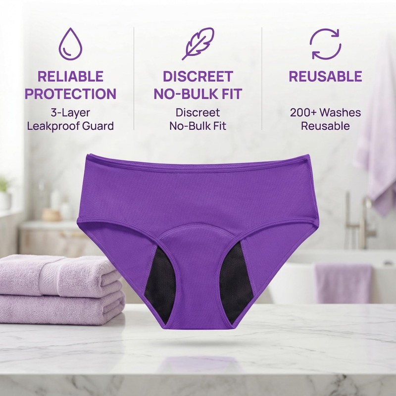 YLHONE Incontinence Underwear for Women Leakproof Panties Bladder Leak Absorbent