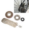 Drive Sprocket Chain Combo 24 Teeth Sprocket 144 Links Chain