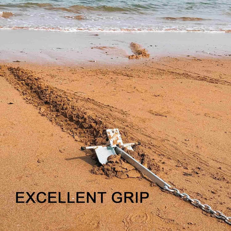 MARINE SYSTEM Fluke Anchor Kit with Chain and Anchor Rope