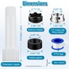 Dreyoo Four in One Tub Spout Adapter, Threaded Bathtub Faucet