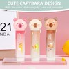 3Pcs Retractable Pencil Erasers, Cute Erasers,Capybara Eraser,Suitable for School Home