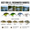 Fishing Gear for Diving Bass/Trout/Pike/Salmon with Lifelike Action, Fishing Lures