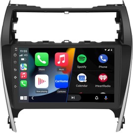 Android 13 [2GB+32GB] Car Radio Compatible for Toyota Camry 2012 2013 2014, 10 Inch Touch Screen with GPS/FM/WiFi/USB, Support SWC, Wireless CarPlay Android Auto