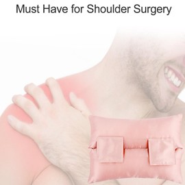 BNRendles Satin Neck Pad Strap Cushion for Arm Sling Pillow Comfort Support Padding Rotator Cuff Replacemet Surgery Elbow Brace Carry Padded Cover Broken Wrist Hand Injury, Coral