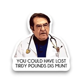 Generisch Dr. Nowzaradan Funny Fridge Magnets: Bring Humour to Your Kitchen with Sayings from 'My 600lb Life'! (TIRDY POUNDS)