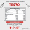TES70 Vitaminas Hombres Maca Negra Peruana, Fenogreco, Creatina, Arginina, Cúrcuma