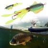 Fishing UV Squid Soft Lure Luminous Octopus Wobbler Bait Squid