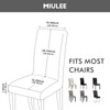 MIULEE Chair Covers, Set of 4, Stretch Chair Covers, Swing