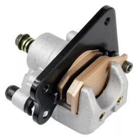 Caltric Rear Brake Caliper W/ Pad For Yamaha Kodiak 450 YFM450FA 4X4 2005-2006